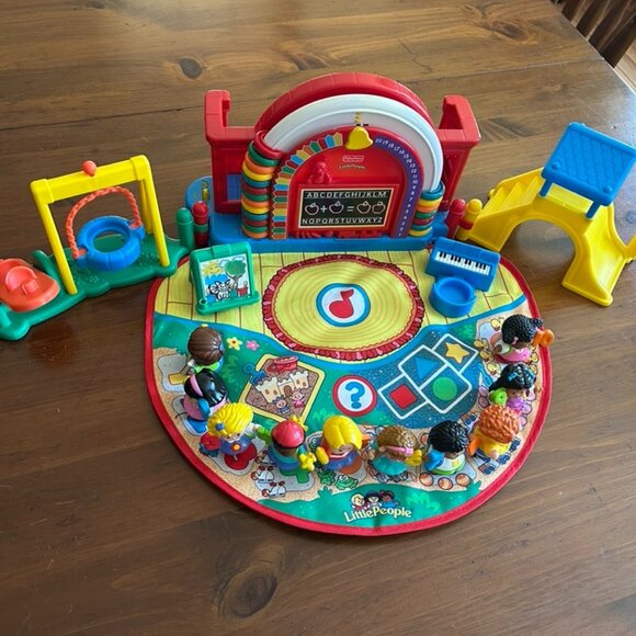 Fisher Price Little People Time To Learn Preschool --full set working condition - Picture 1 of 13